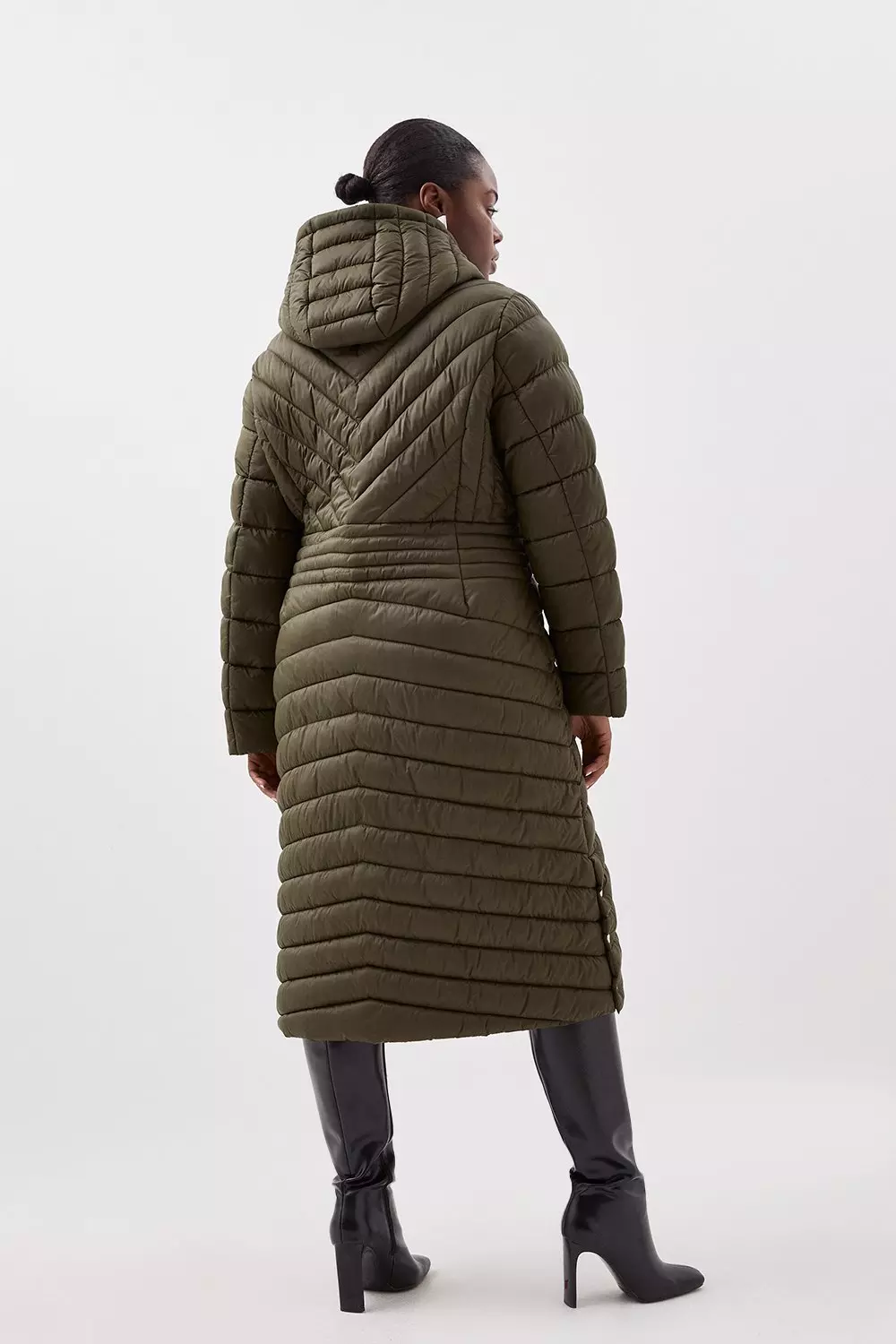 Plus Size Lightweight Longline Packable Coat Karen Millen