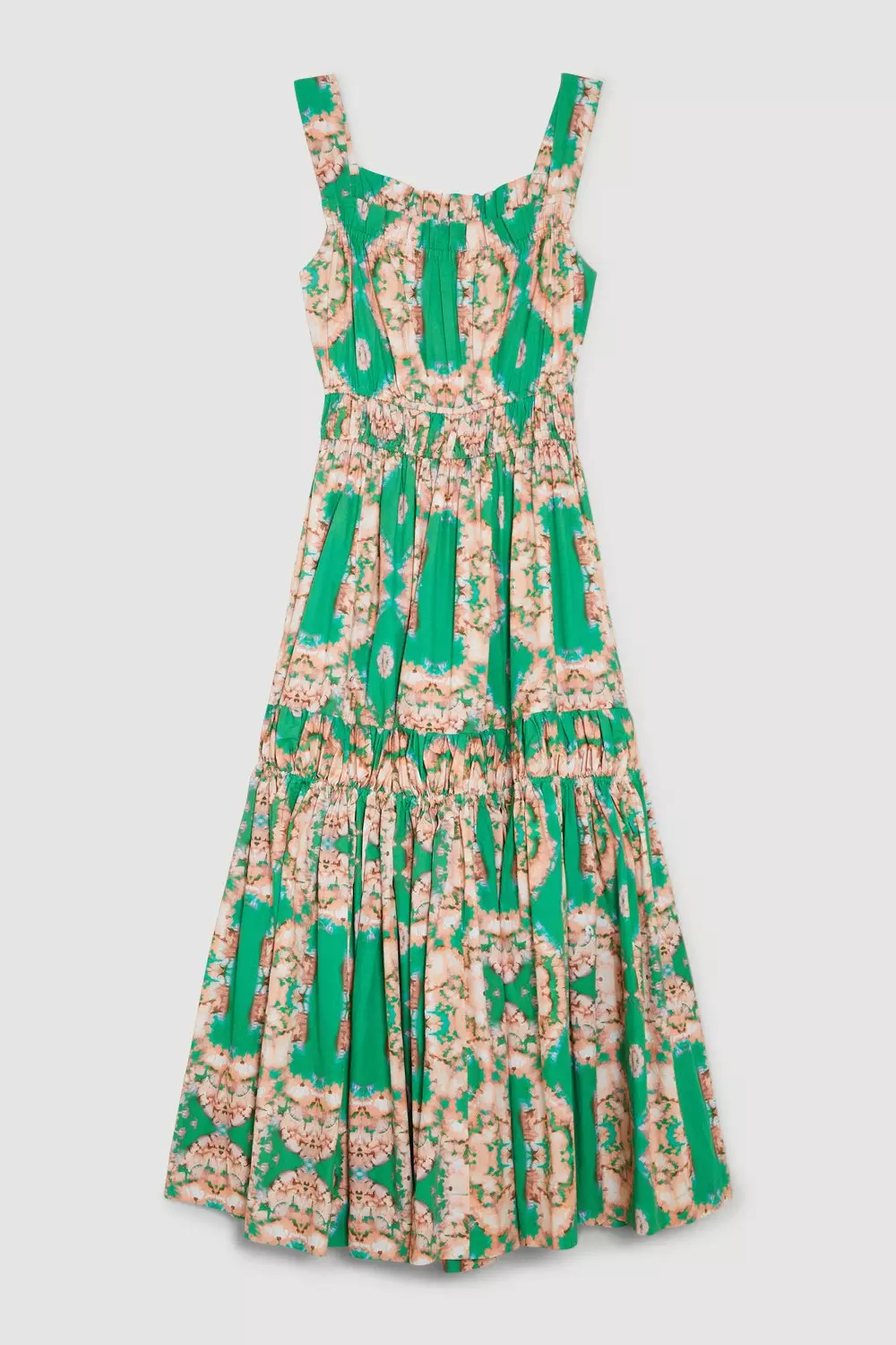 Kaleidoscope green outlet dress