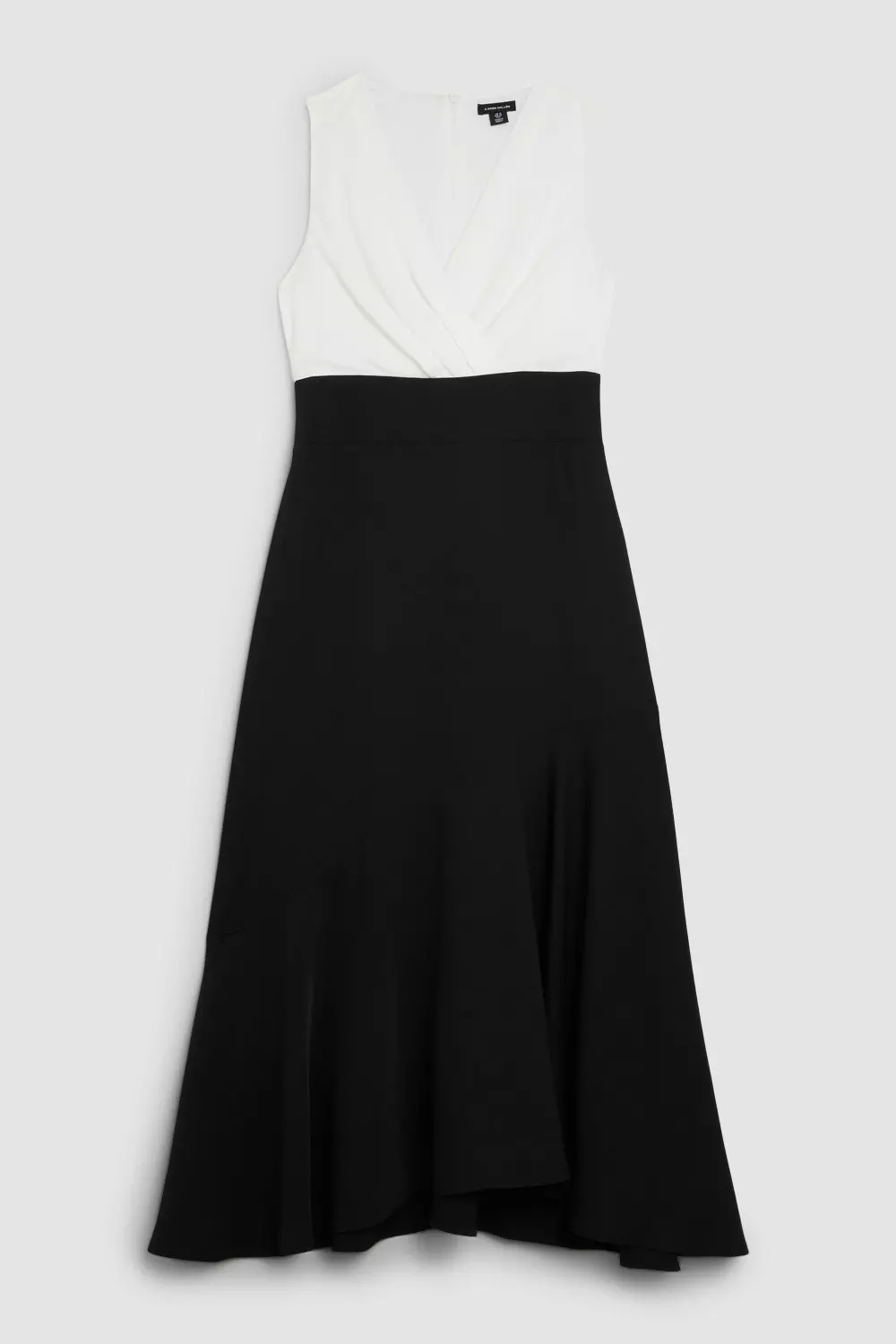 Karen millen sleeveless outlet wrap dress