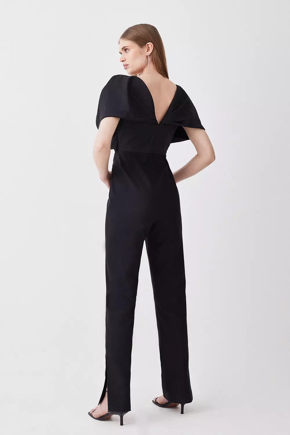 Calvin klein best sale black jumpsuit