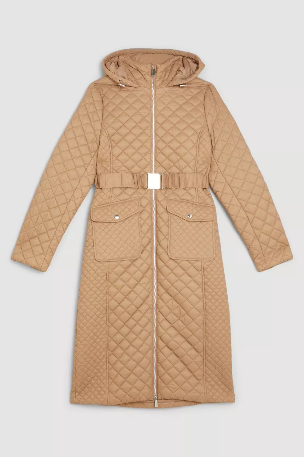 Dazzling Diamond-Quilted Coat by Studio EY