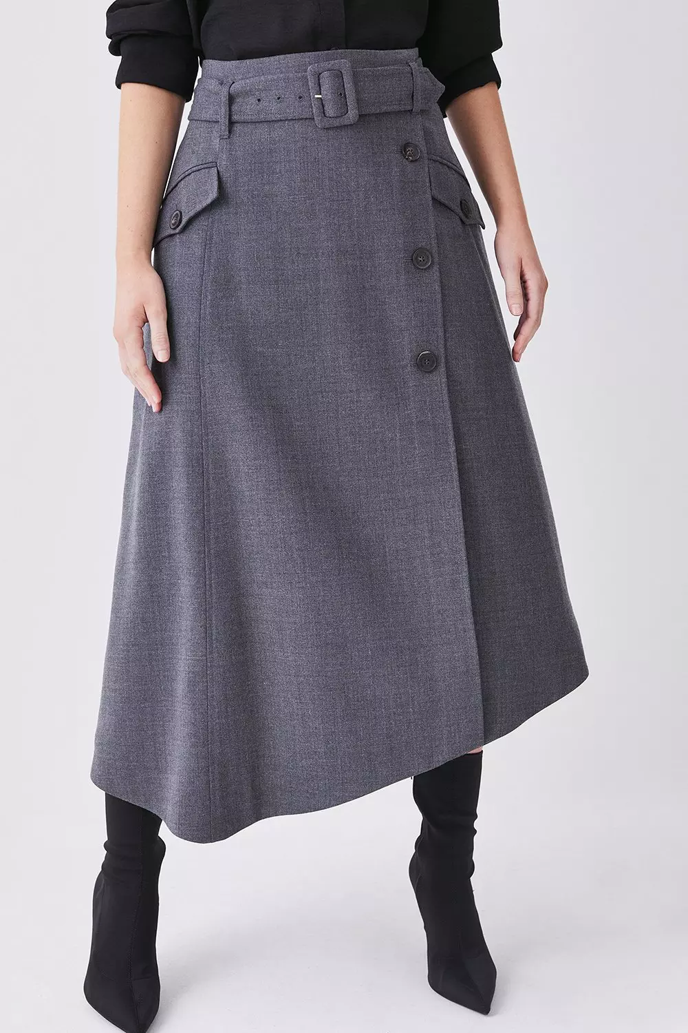 Flannel pieces outlet skirt