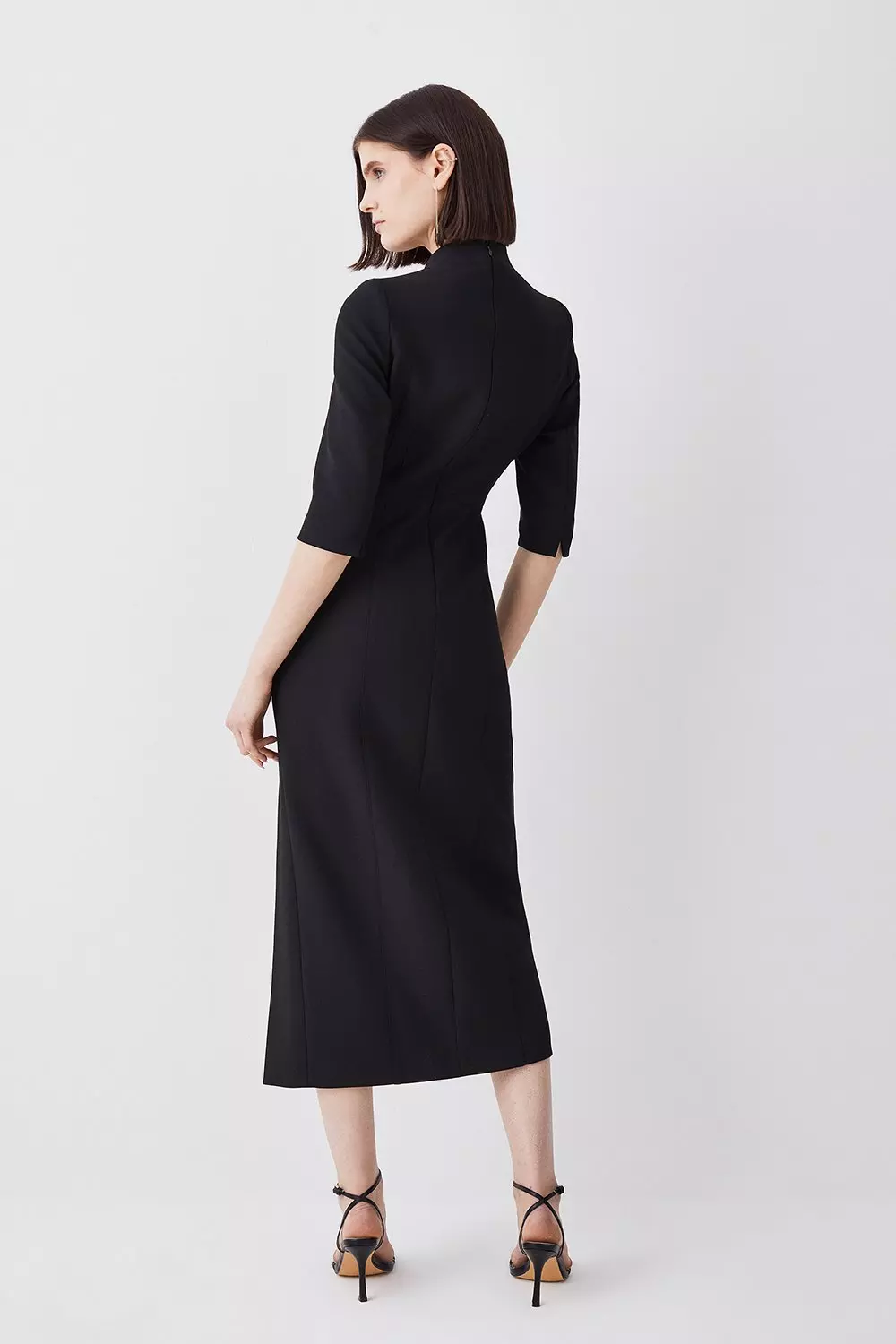 Petite side split outlet dress