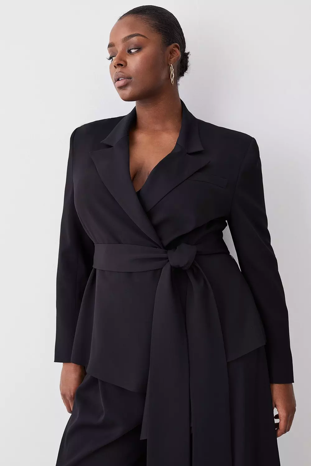 Karen millen black sales blazer