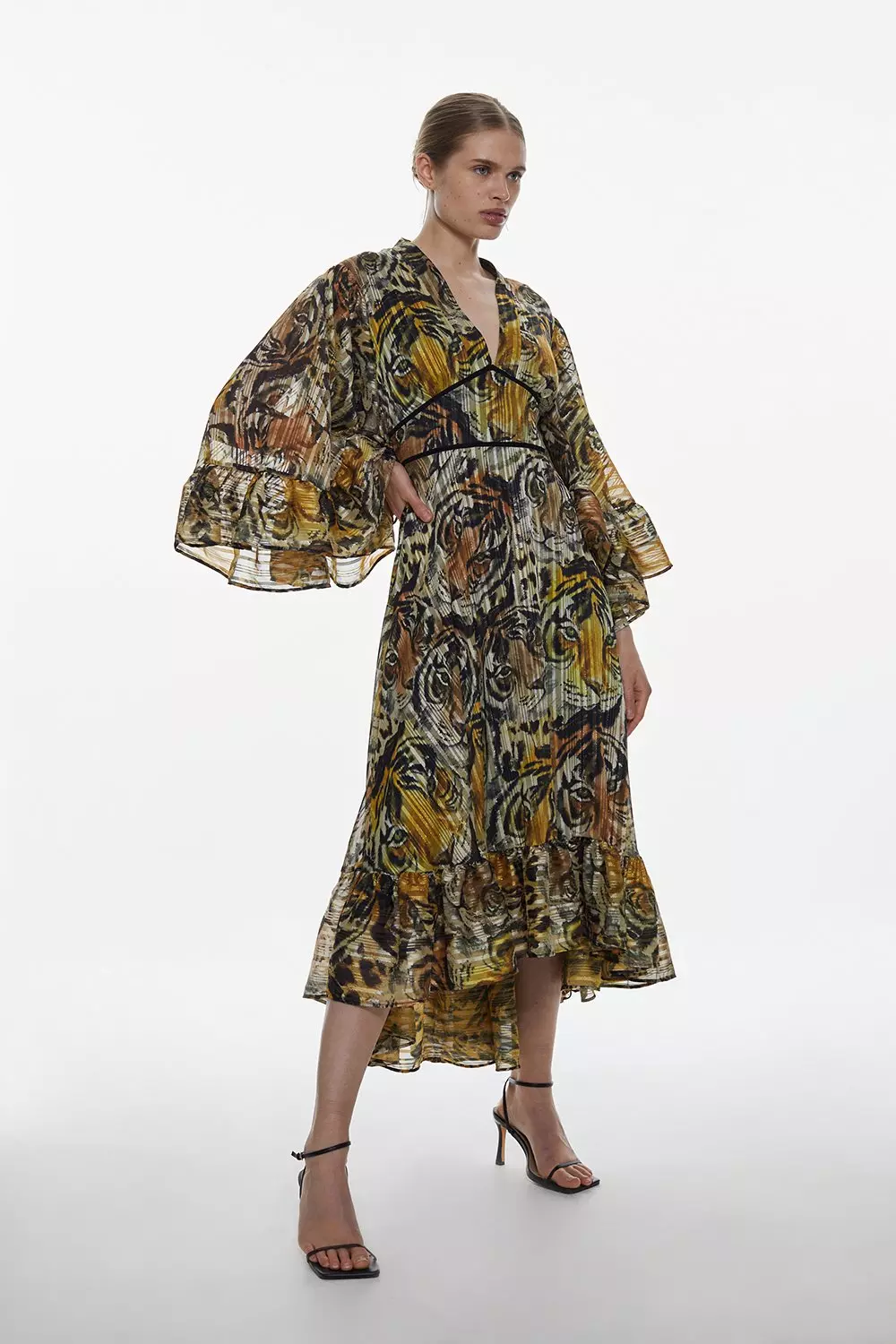 Face hotsell print dress