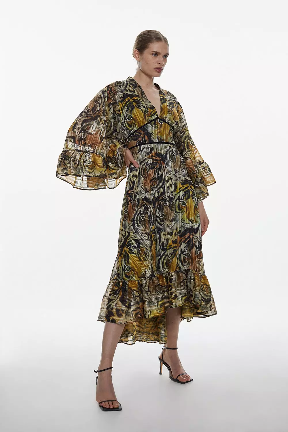 Leith kimono maxi on sale dress