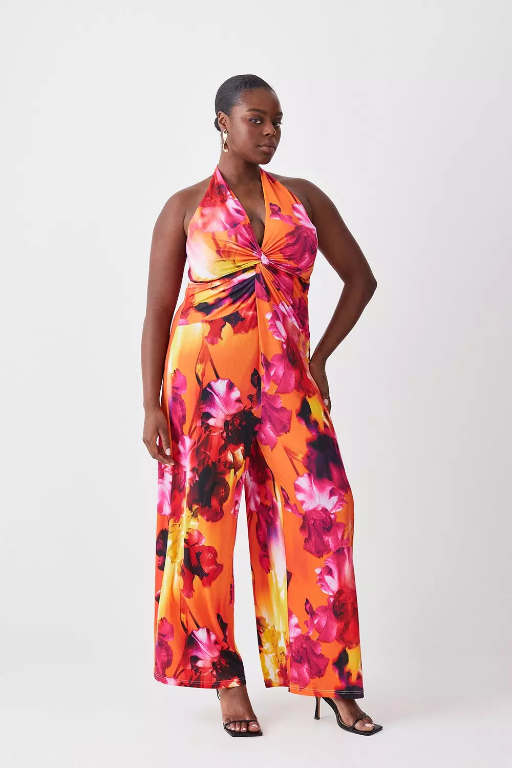 Karen millen 2024 floral jumpsuit