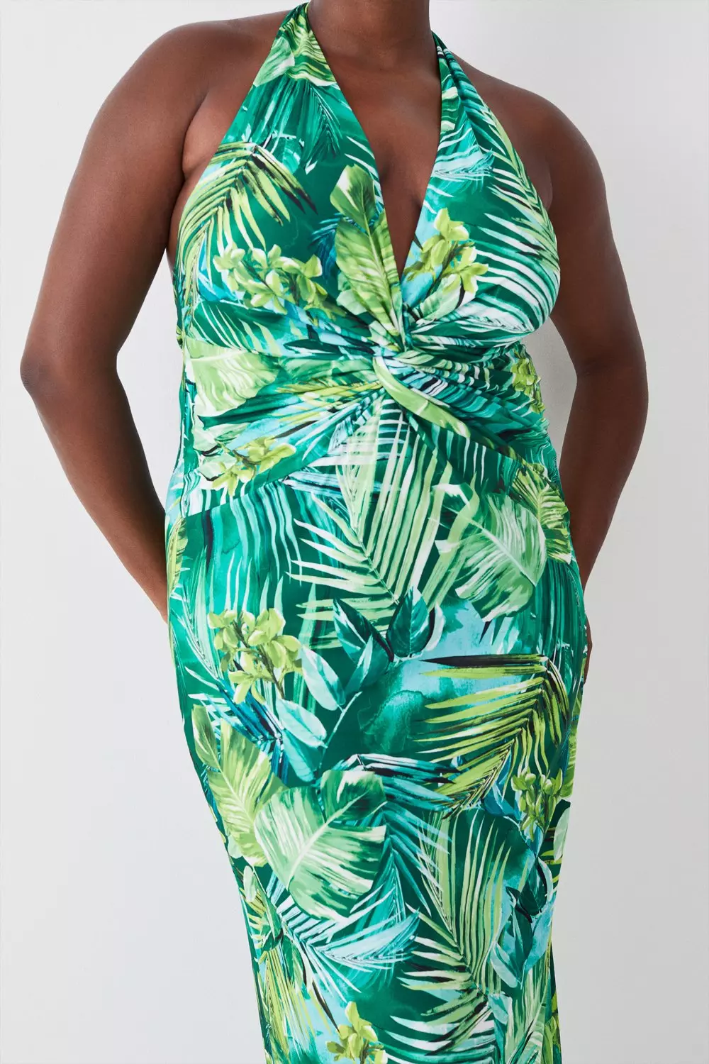 Plus size hotsell palm leaf dress