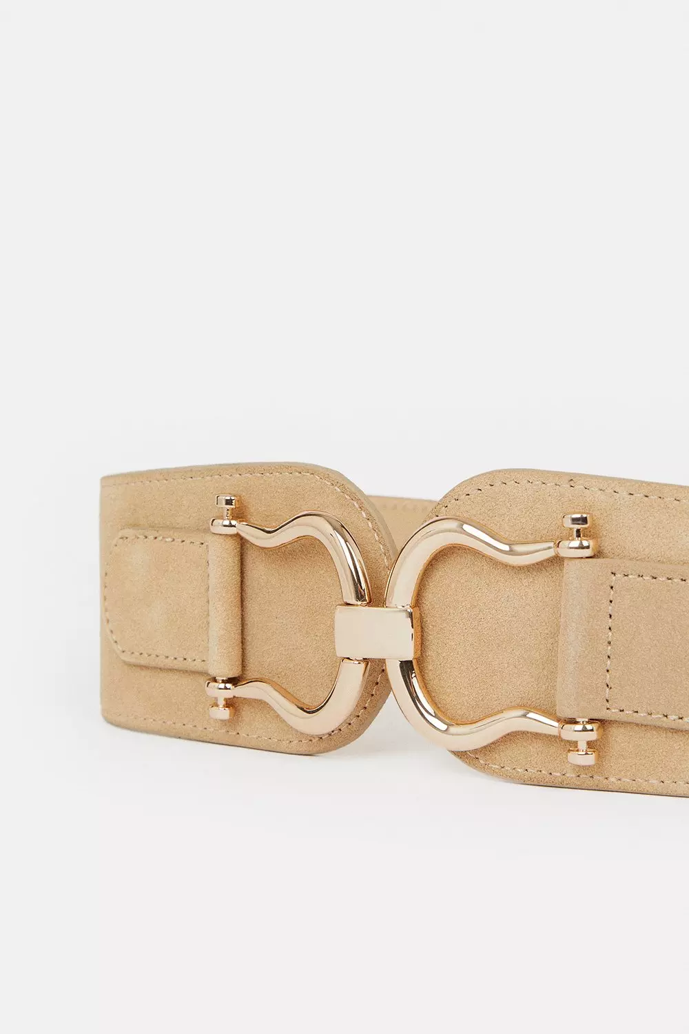 Leather Croc Chunky Waist Belt