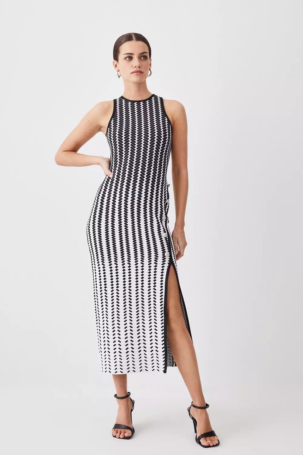 Karen millen gingham dress hotsell