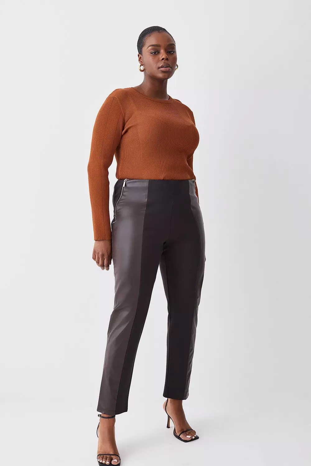 Plus size hot sale ponte pants