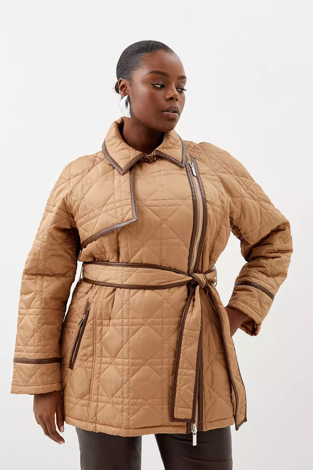 Cropped Trench Jacket, Women's Coats & Jackets