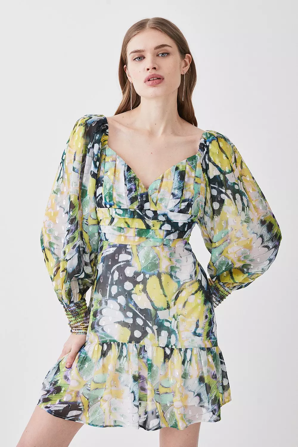 Karen millen shop butterfly dress