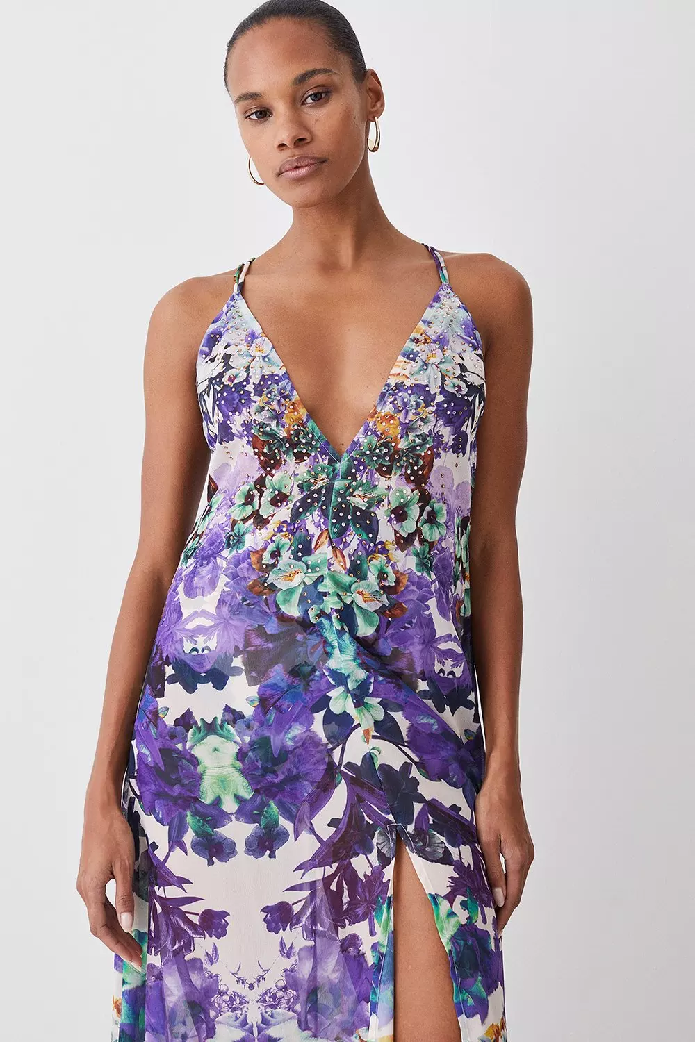 Strappy to be shop here purple maxi dress