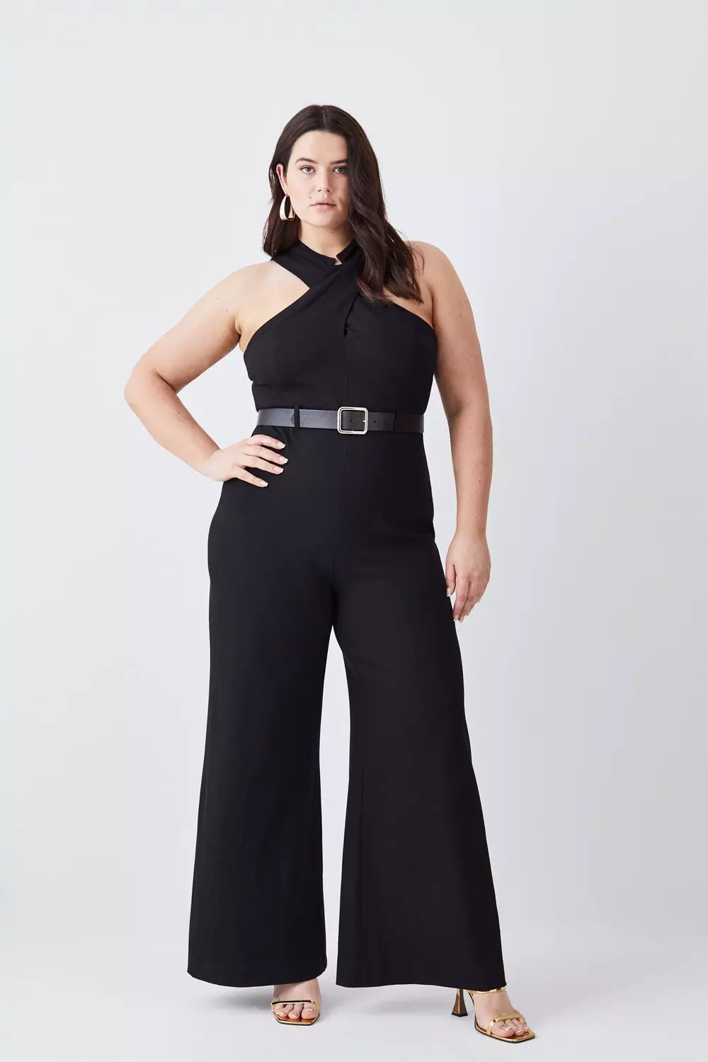 All black jumpsuit outlet plus size