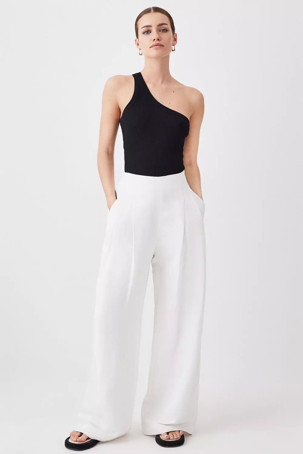 Petite store linen pants