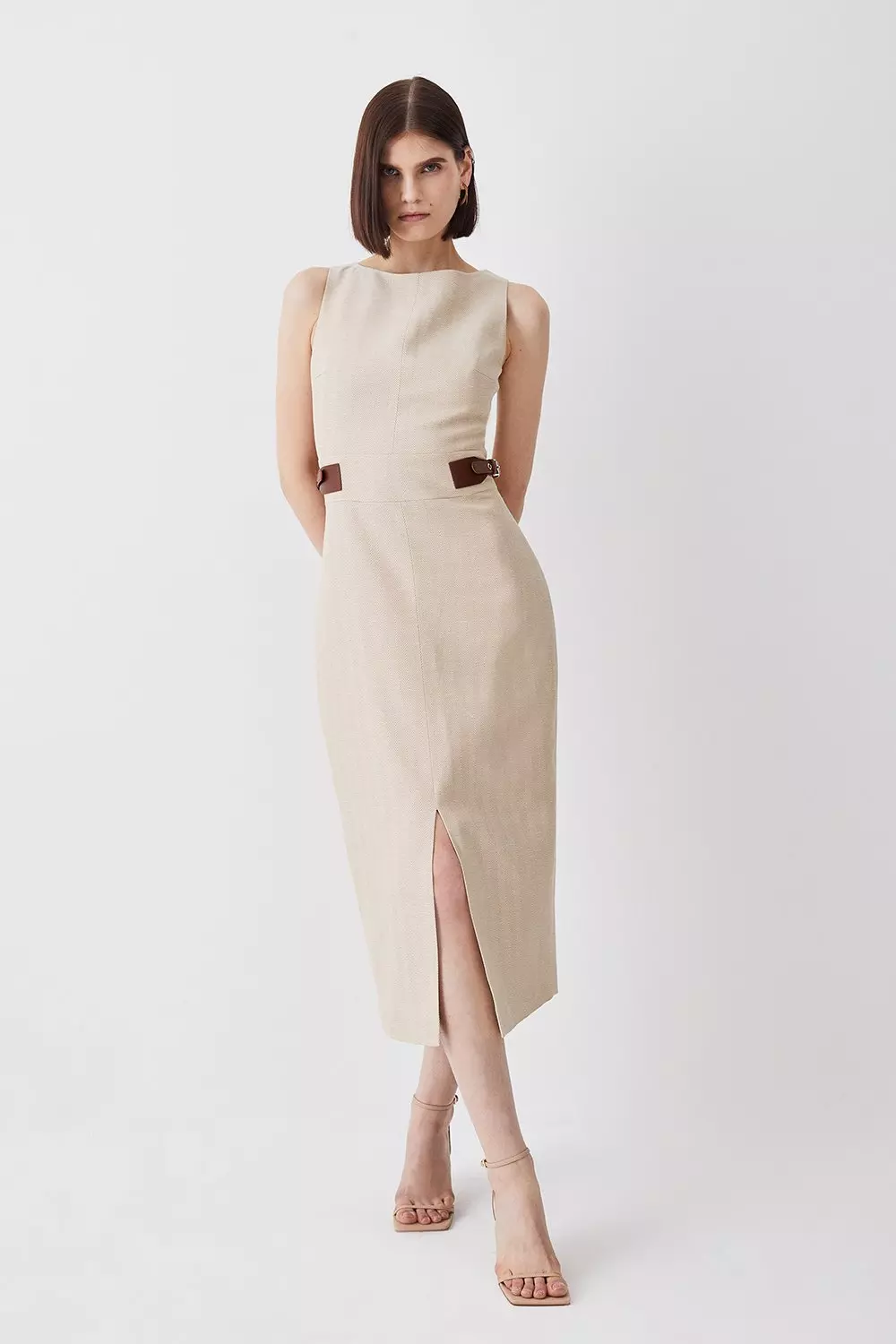 Linen store work dress