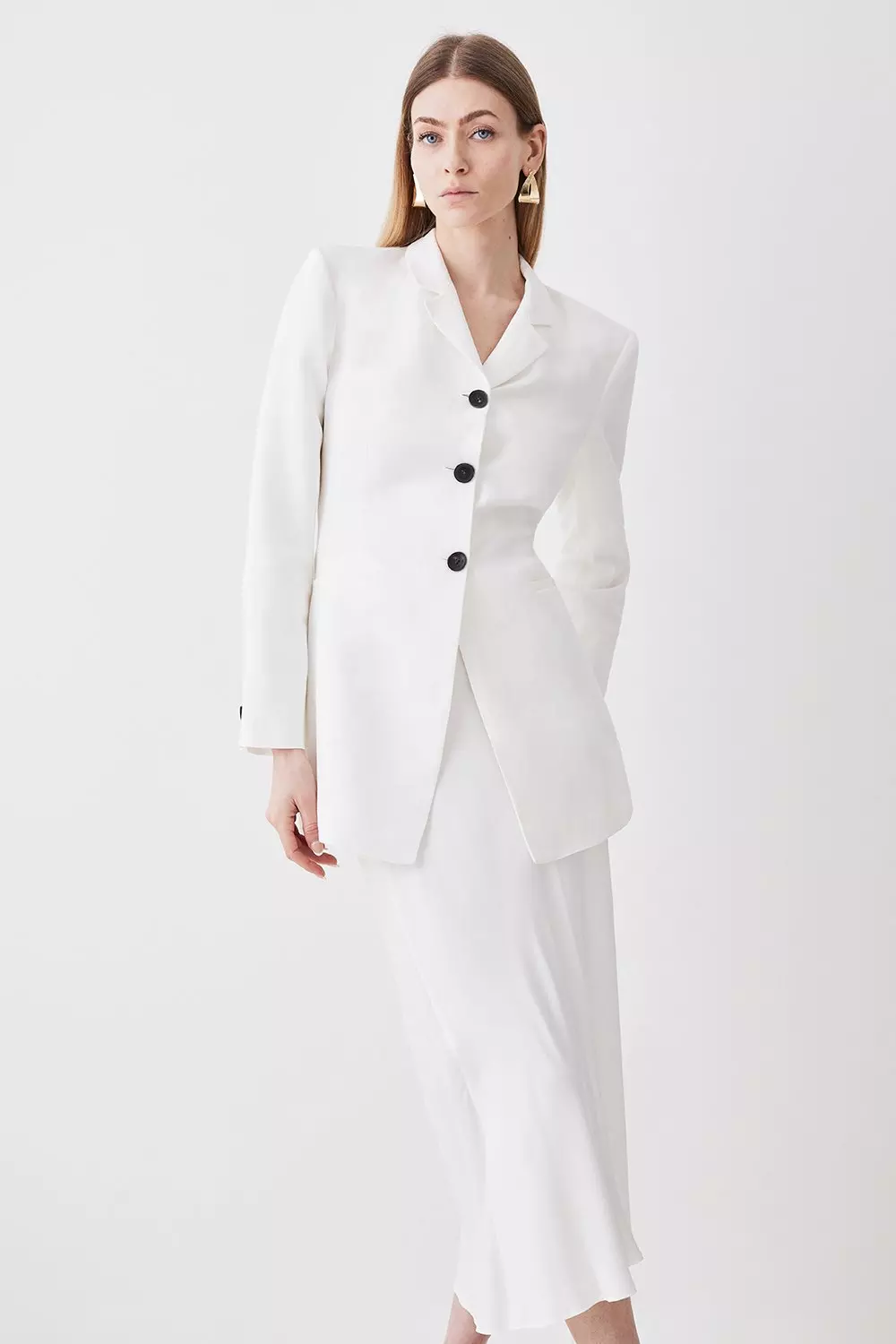 Karen millen 2025 white suit