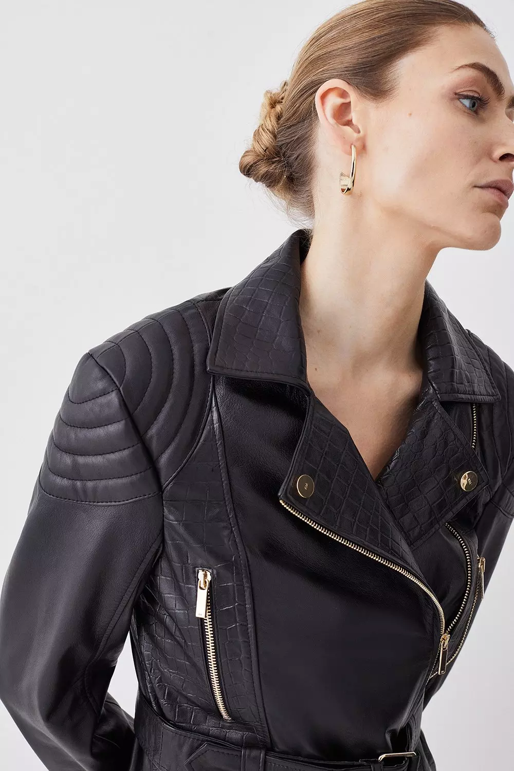 Noisy may leather look on sale jacket