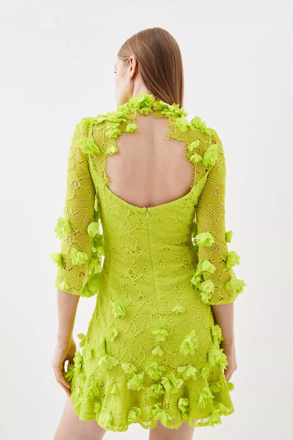 Karen millen hotsell lime lace dress