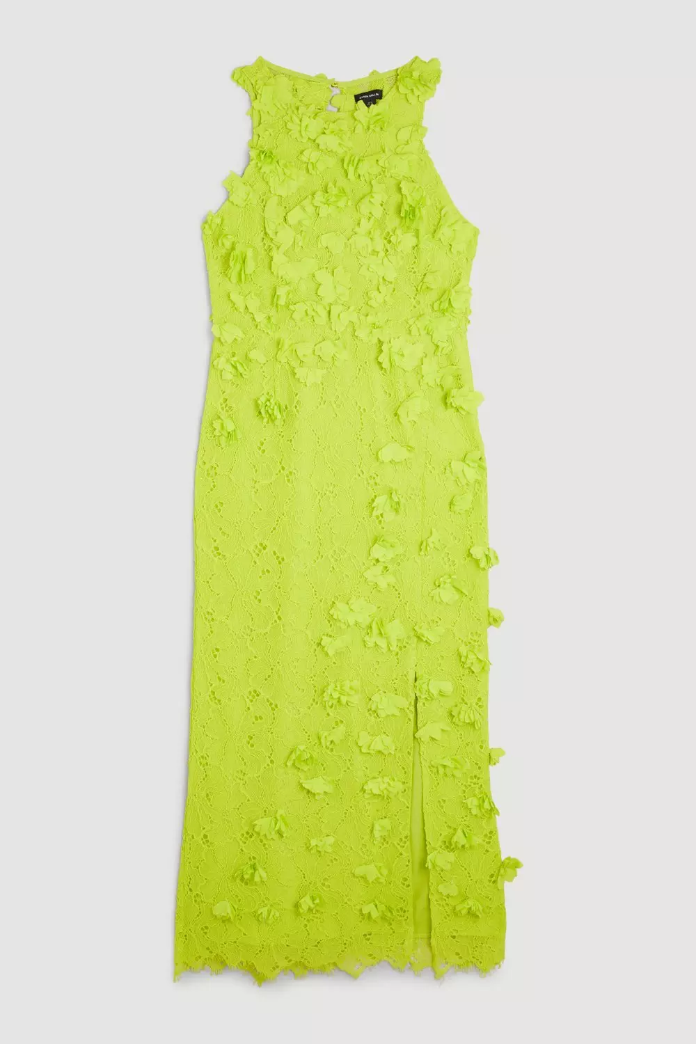 Karen millen lime outlet lace dress