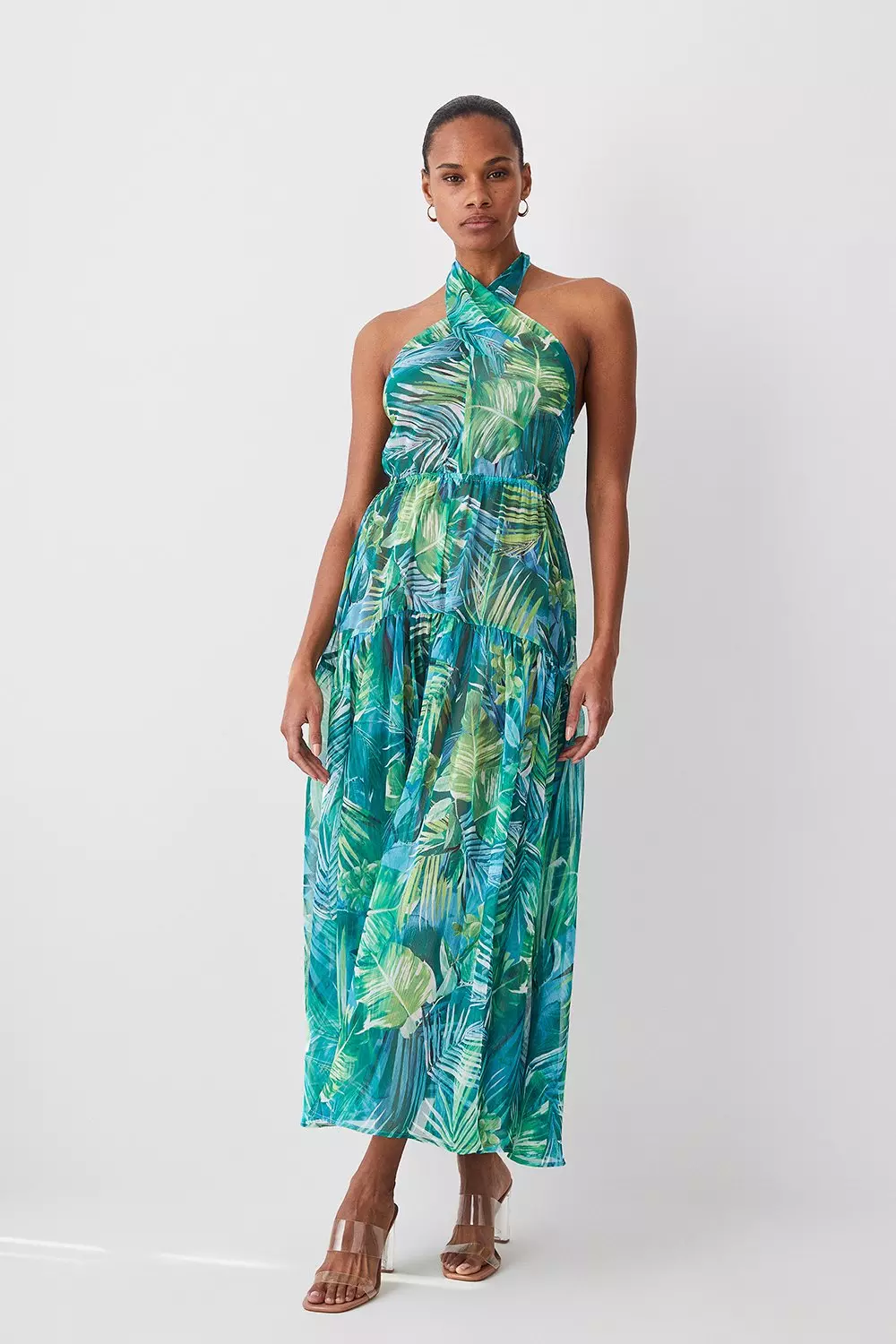 Tropical print clearance sundresses