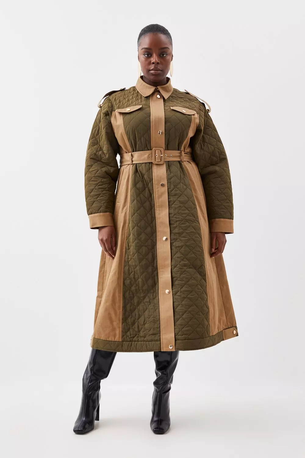 Plus cheap size trench