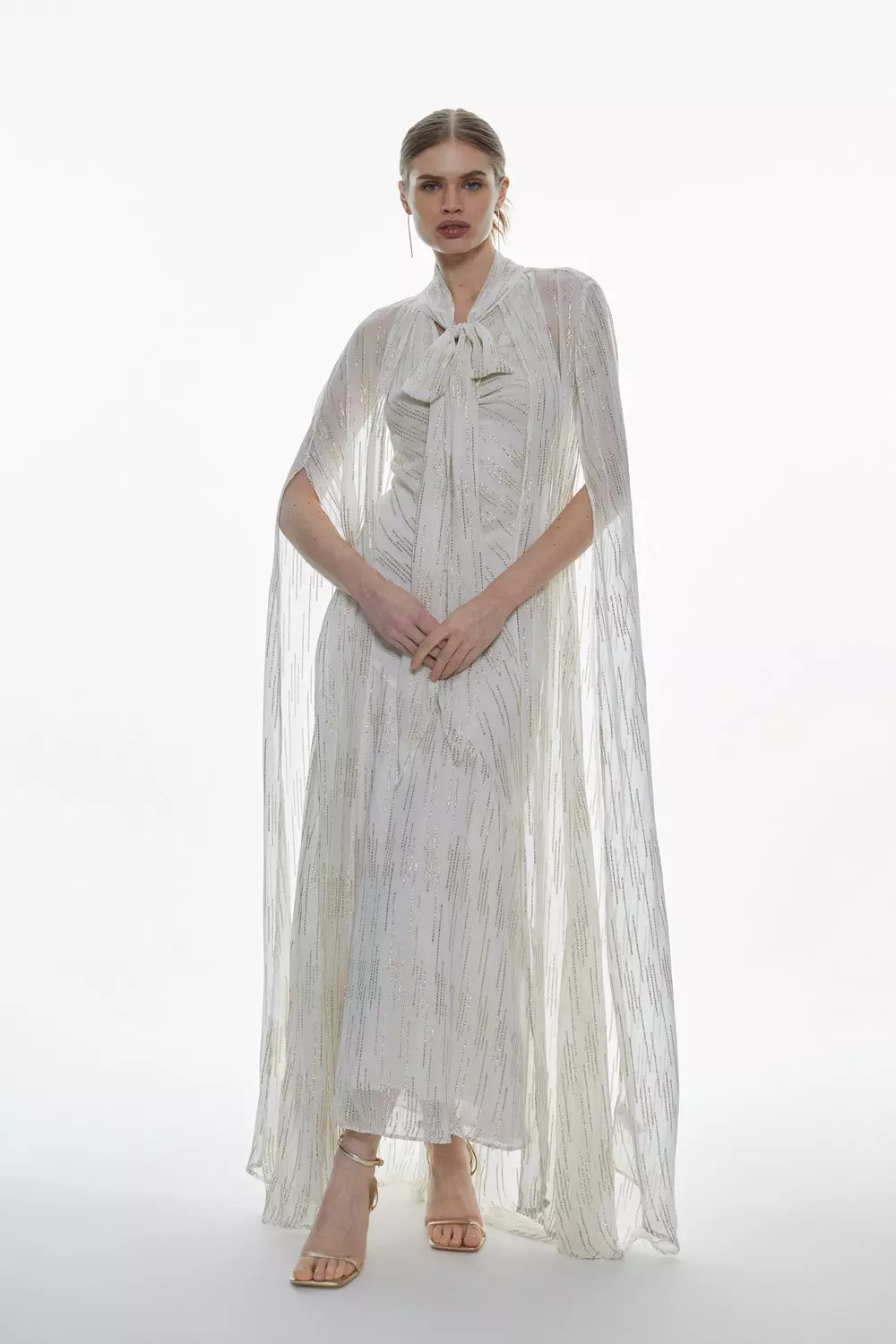 Long sheer shop cape