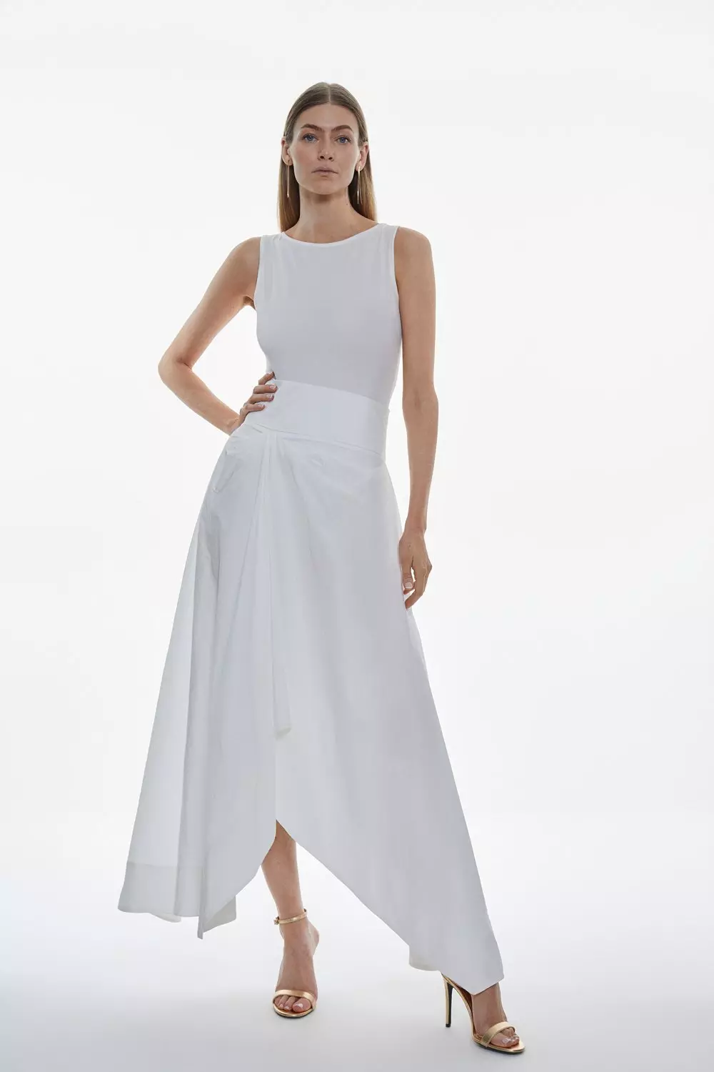 Taffeta Maxi Skirt | Karen Millen