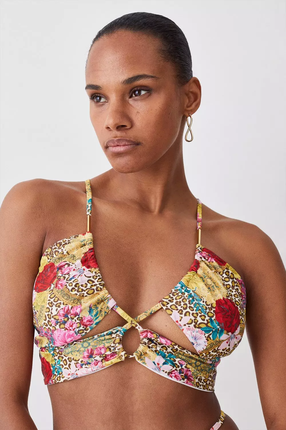 Tie-shoulder scoopneck bikini top curated on LTK