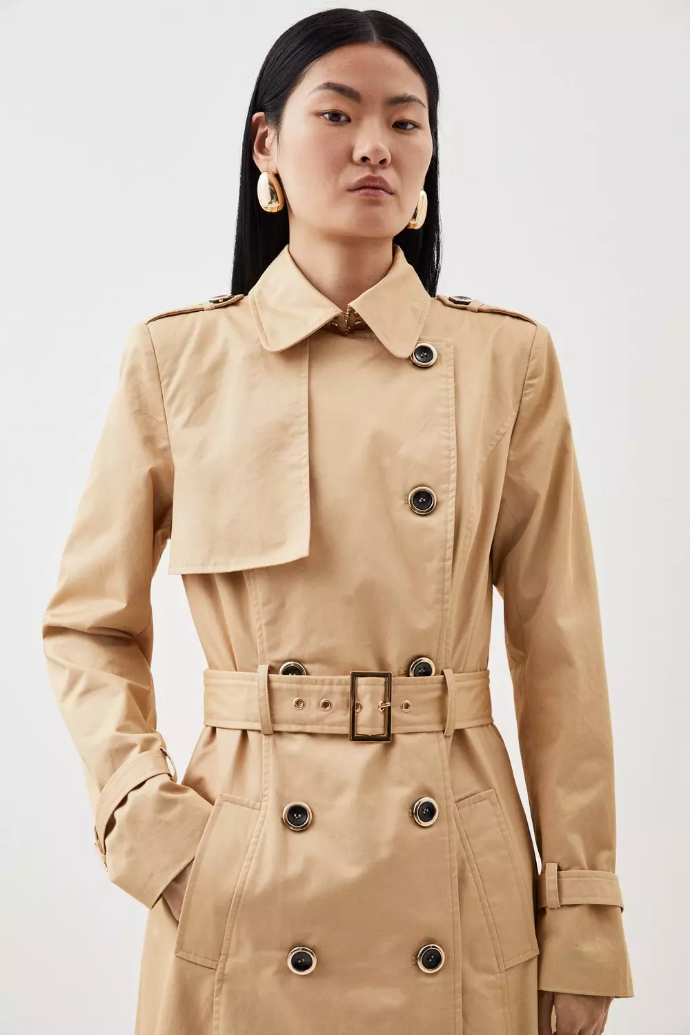 Tall Classic Belted Trench Coat | Karen Millen