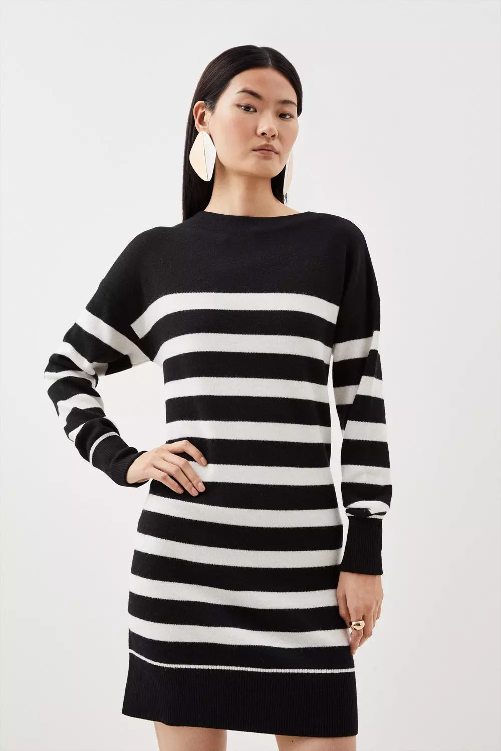 Karen millen outlet striped jumper