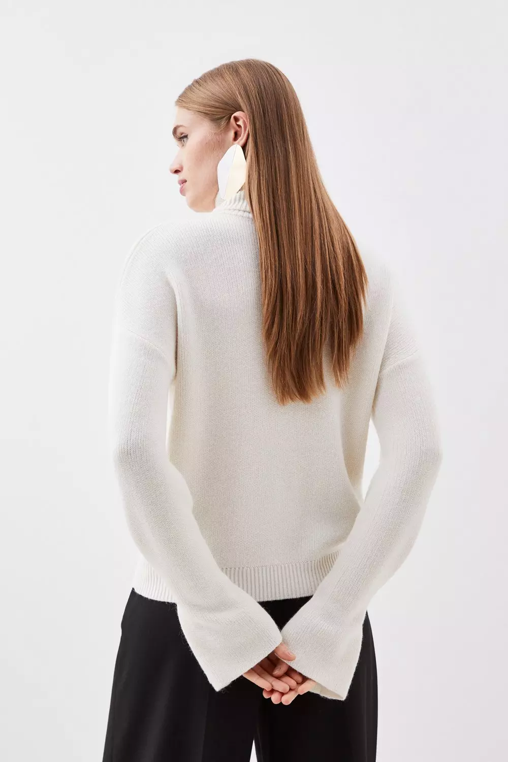 Premium Alpaca Wool Blend Mid Weight Knit Full Sleeve Jumper