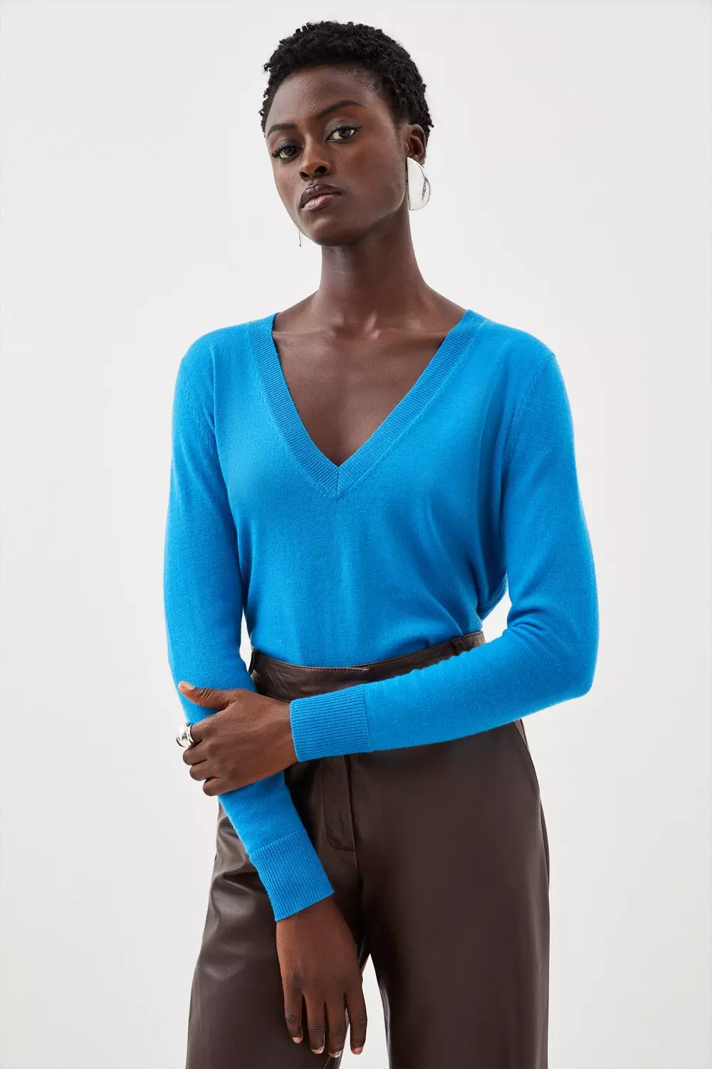 Karen millen shop blue jumper