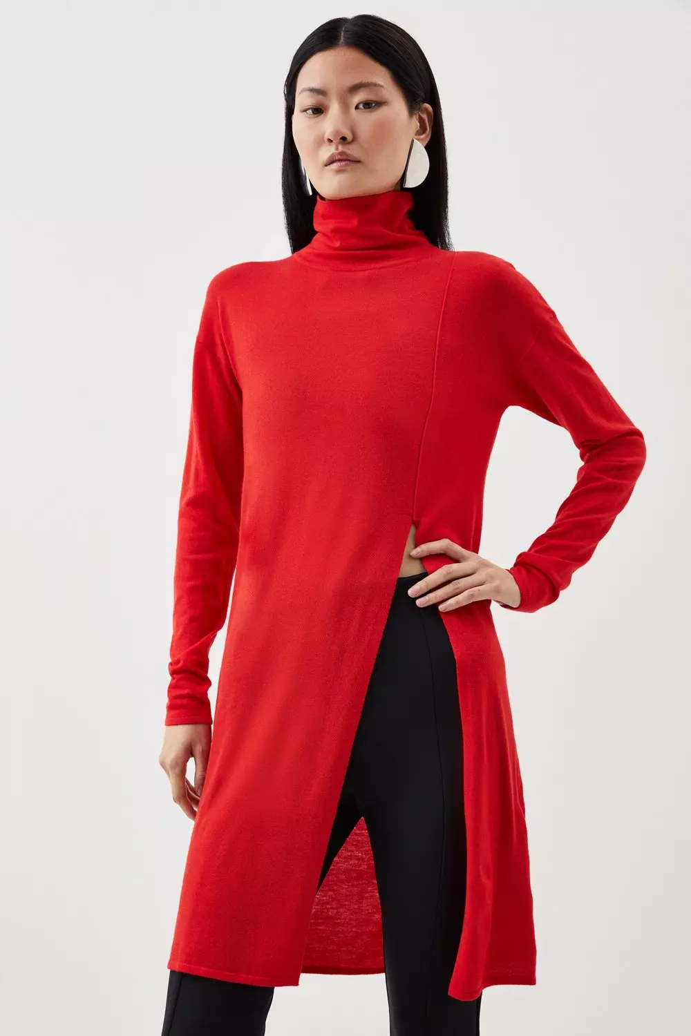 Karen millen shop cashmere knit tunic