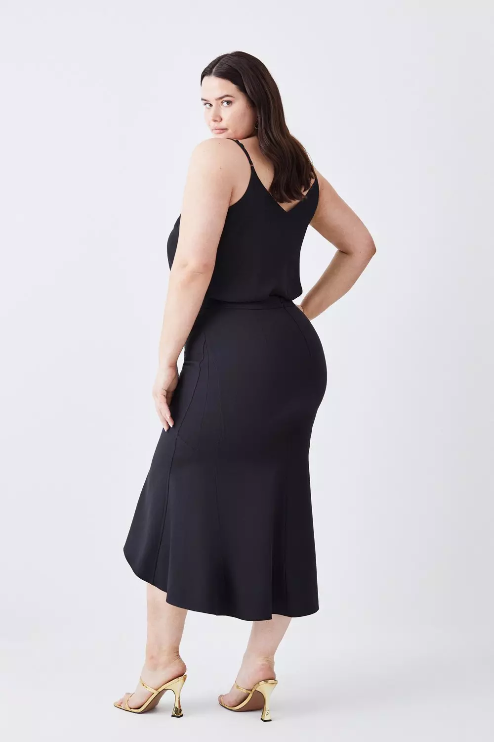 Plus size clearance black skirt xl