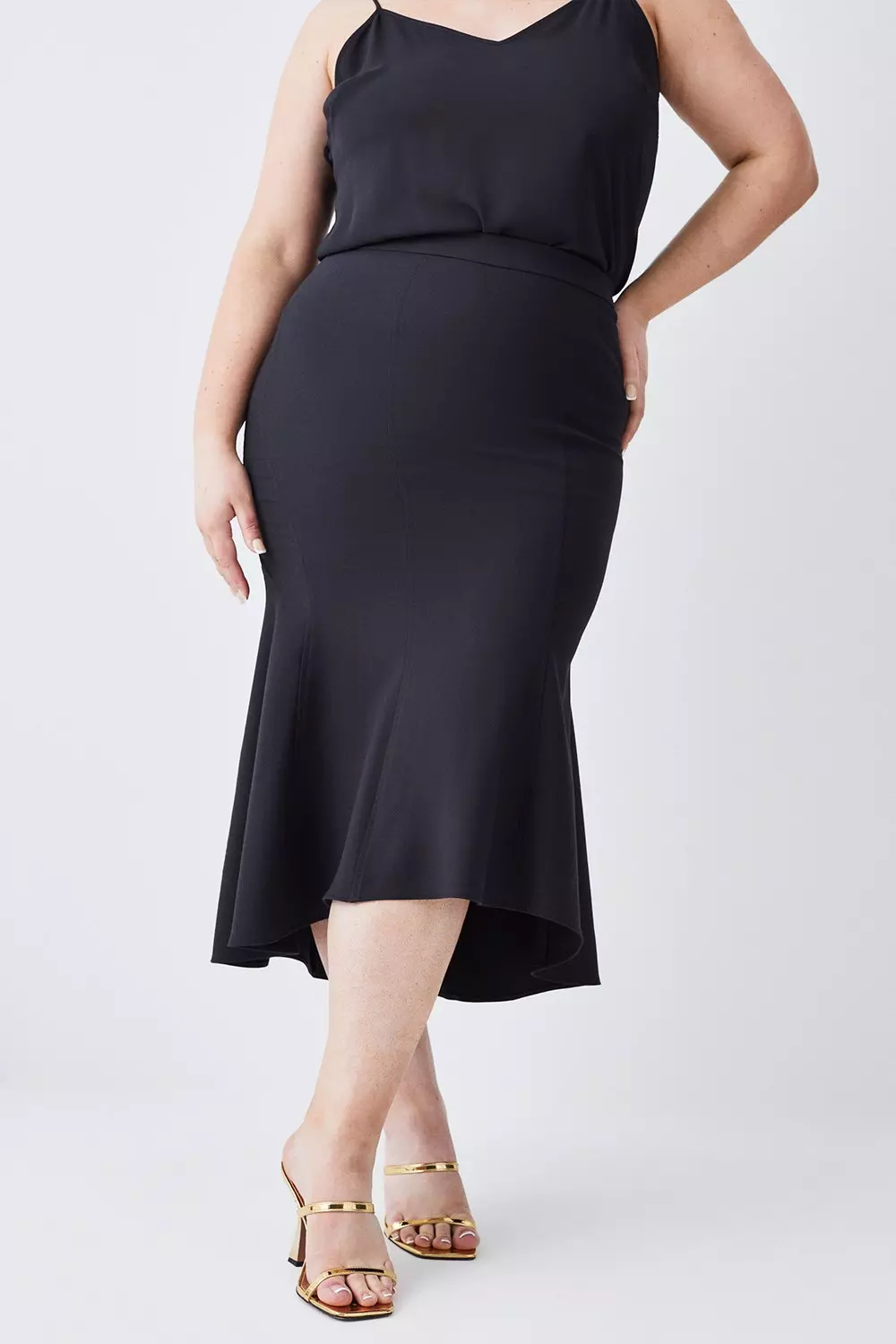 Pencil skirt outlet high low dress