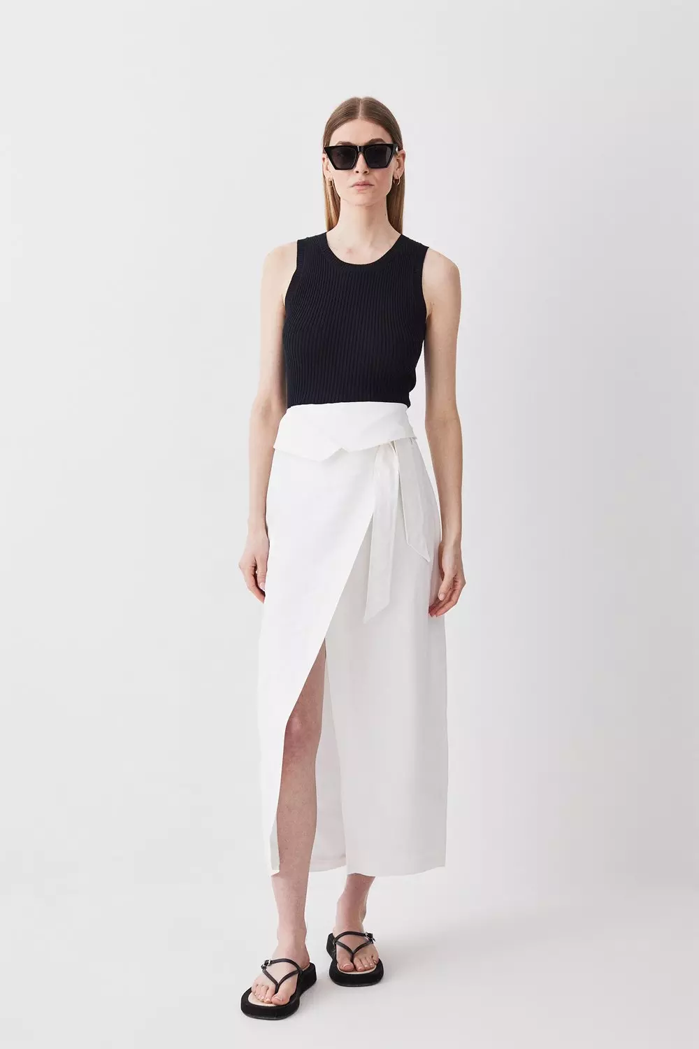 White wrap hotsell skirt xl