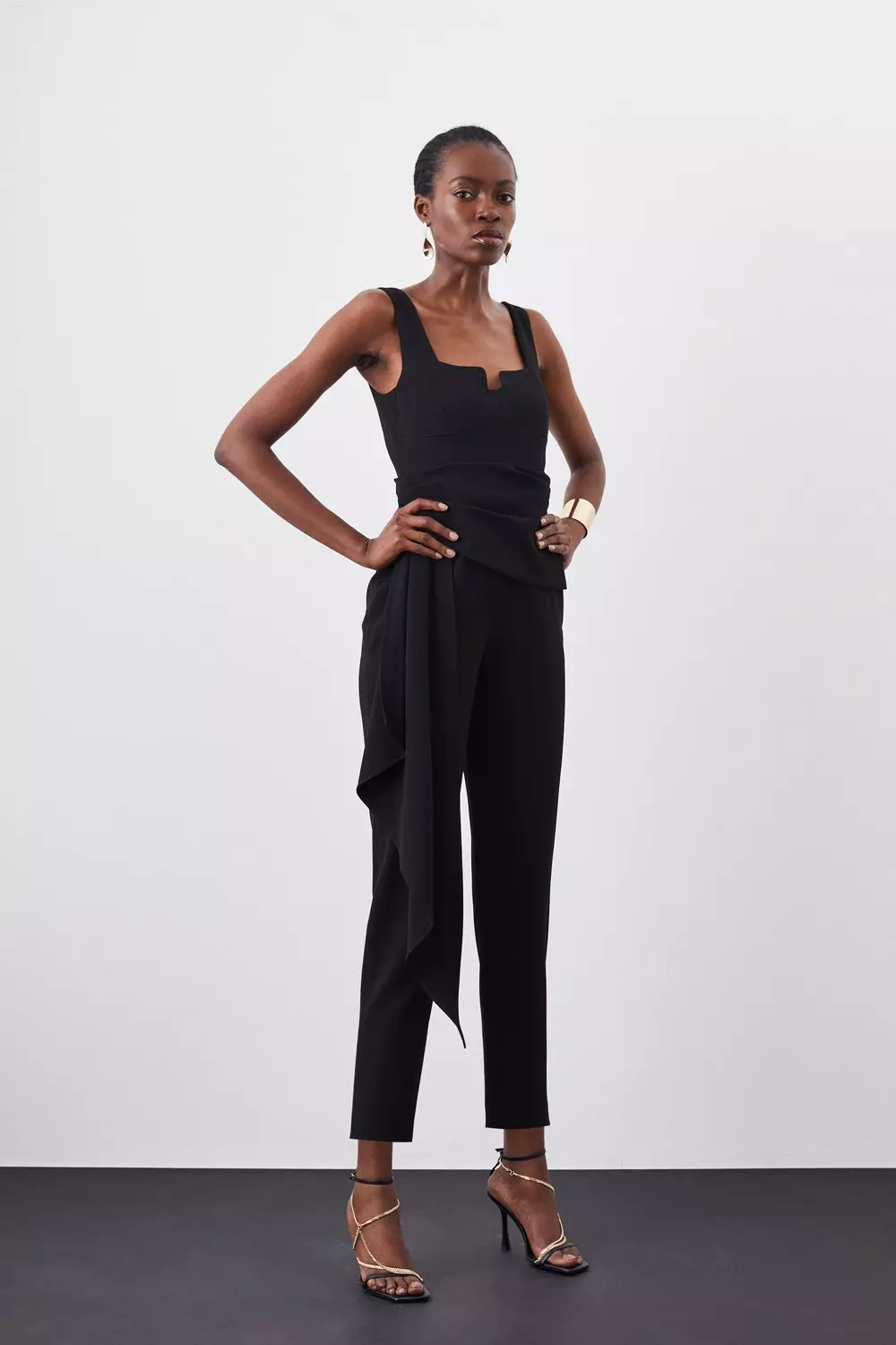 Karen millen black store jumpsuit