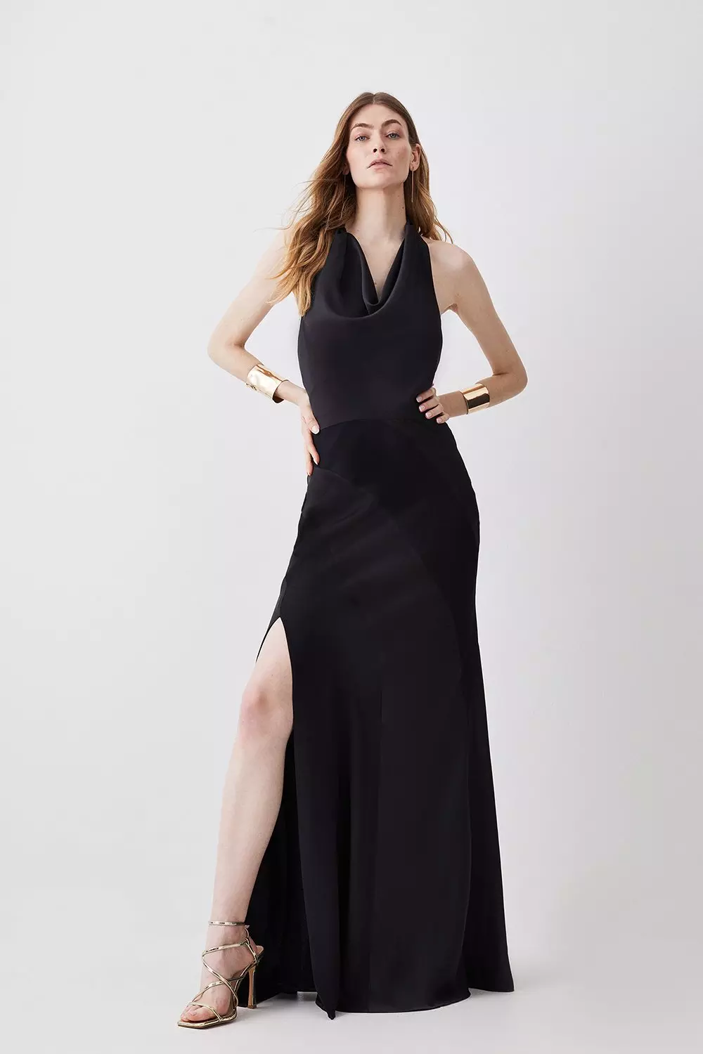 Black tall 2025 maxi dress