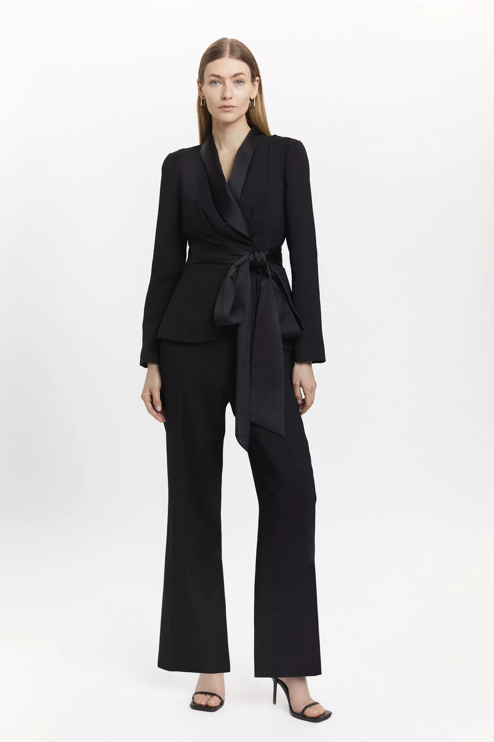 Formal jumpsuit with outlet blazer