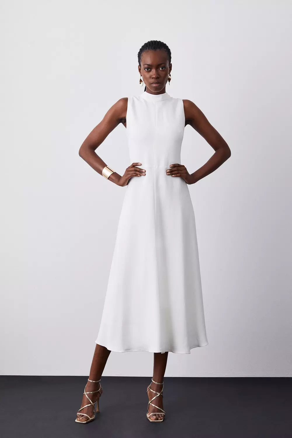 Karen millen on sale high neck dress