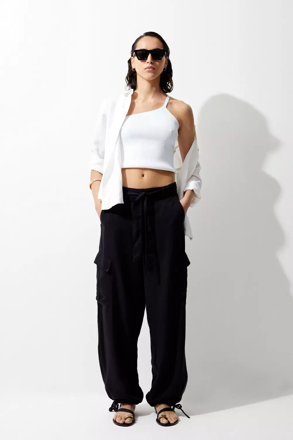 Zara, Pants & Jumpsuits, Zara Belted Chino Pants Usa 8