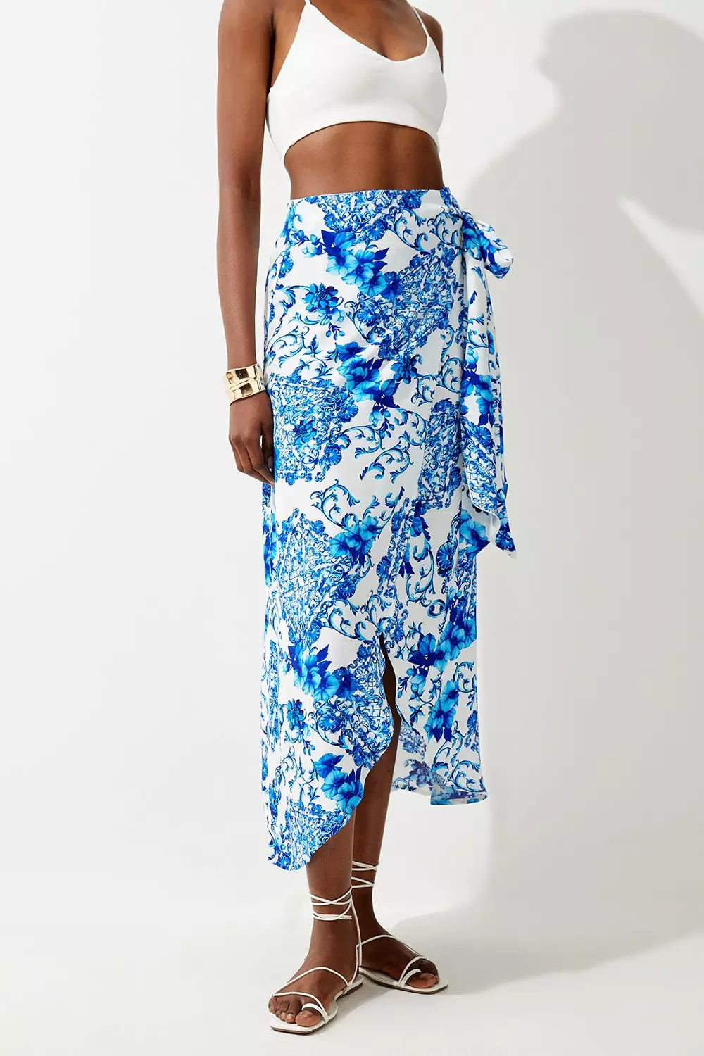 Sarong skirt outlet blue