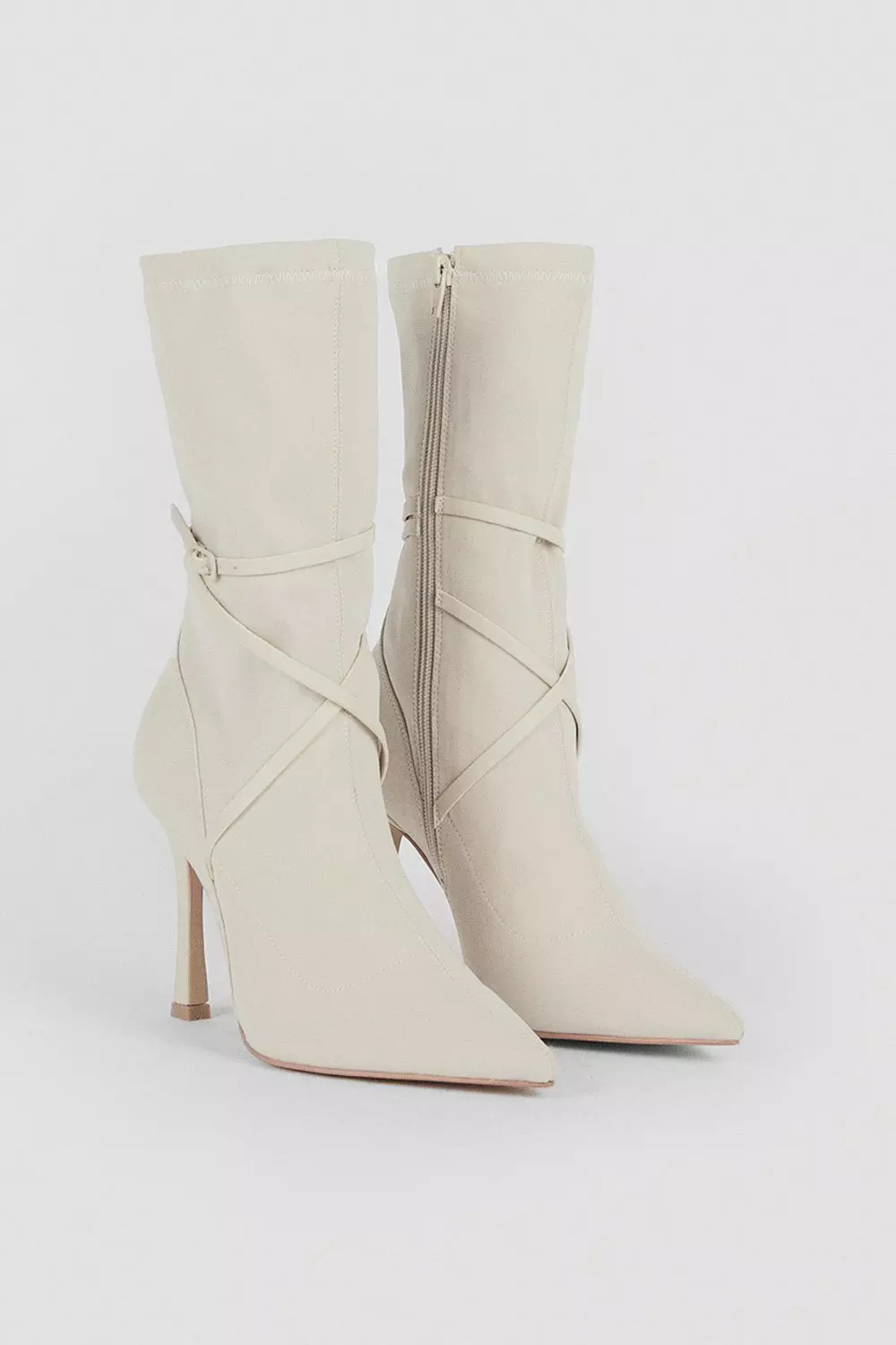 oksana pointed toe sock bootie