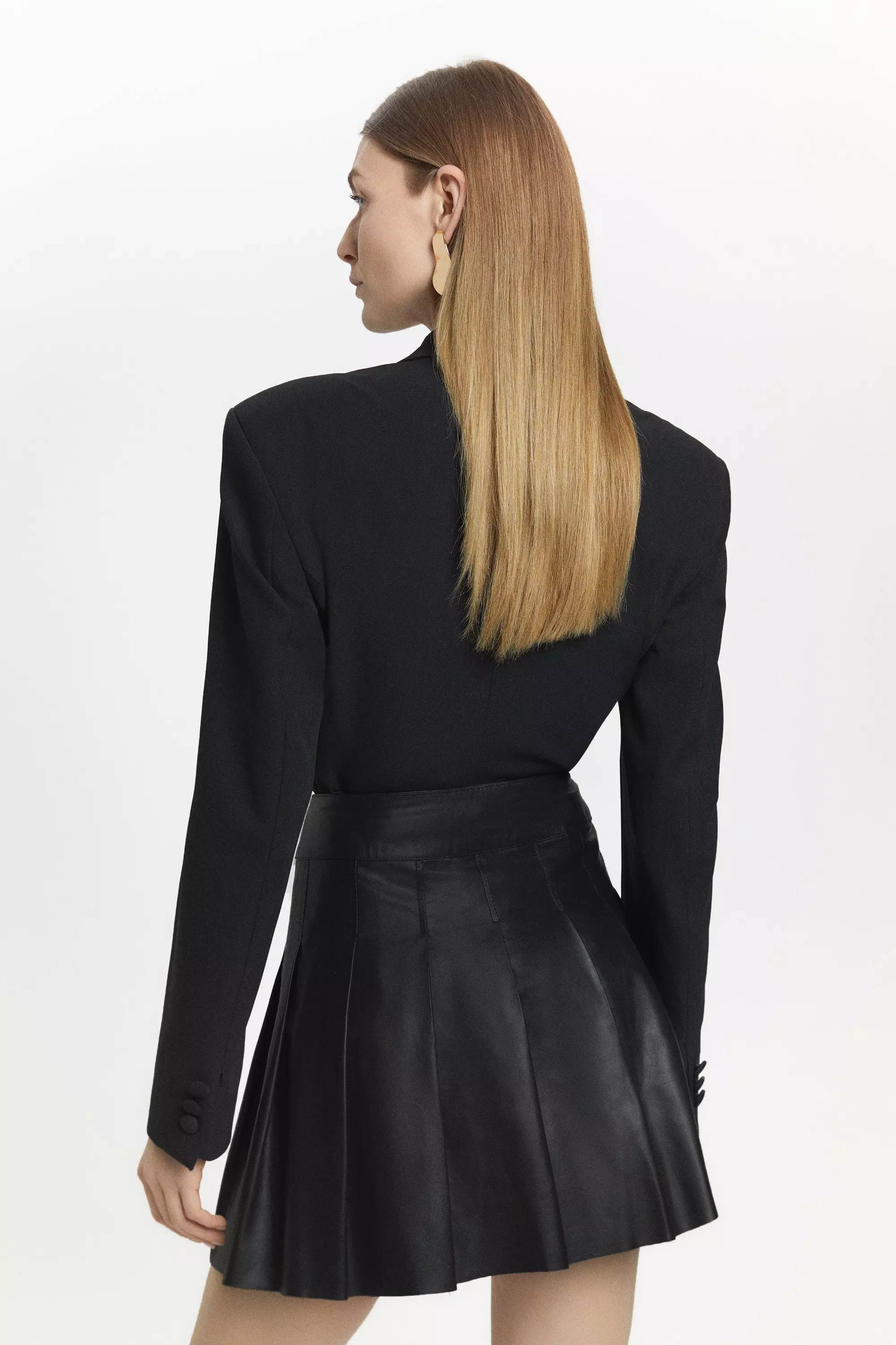 Unique 21 pleated outlet mini skirt