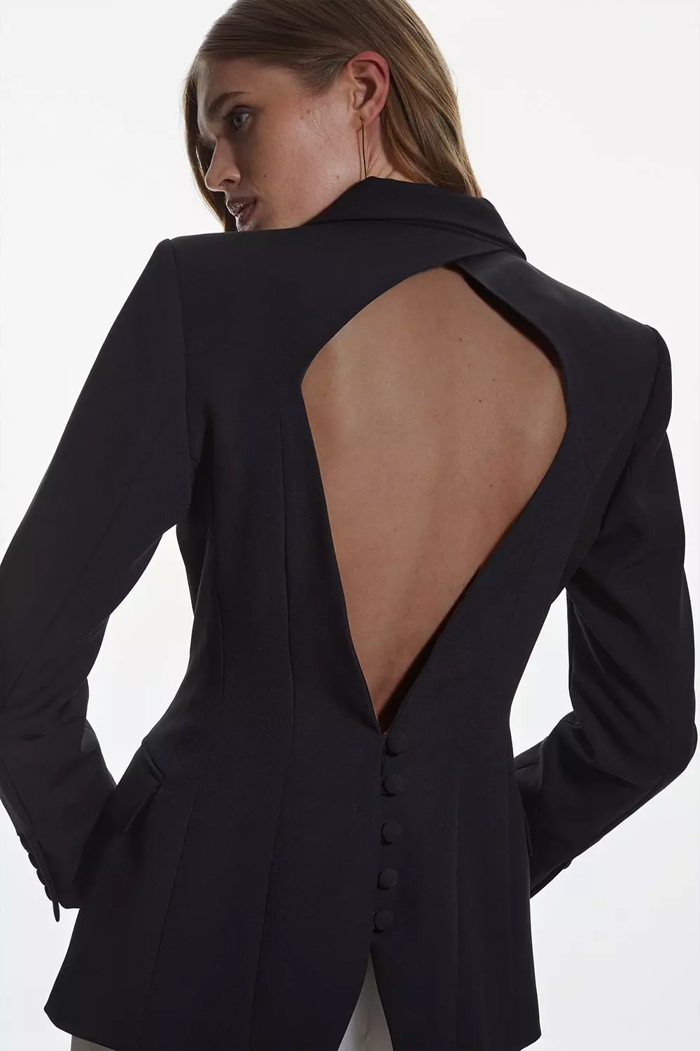 Karen millen open back hot sale jumpsuit