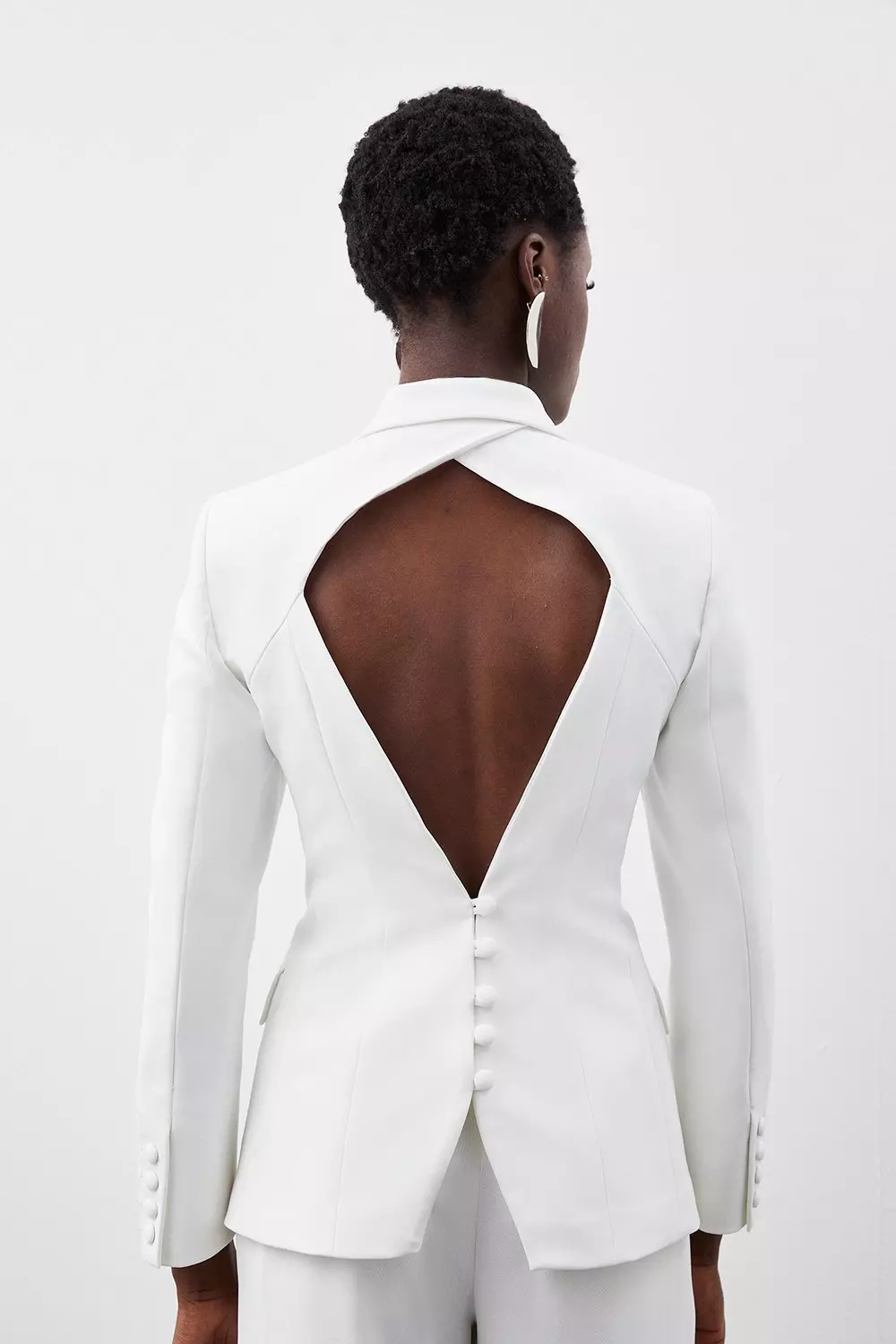 Tailored Open Back Blazer | Karen Millen