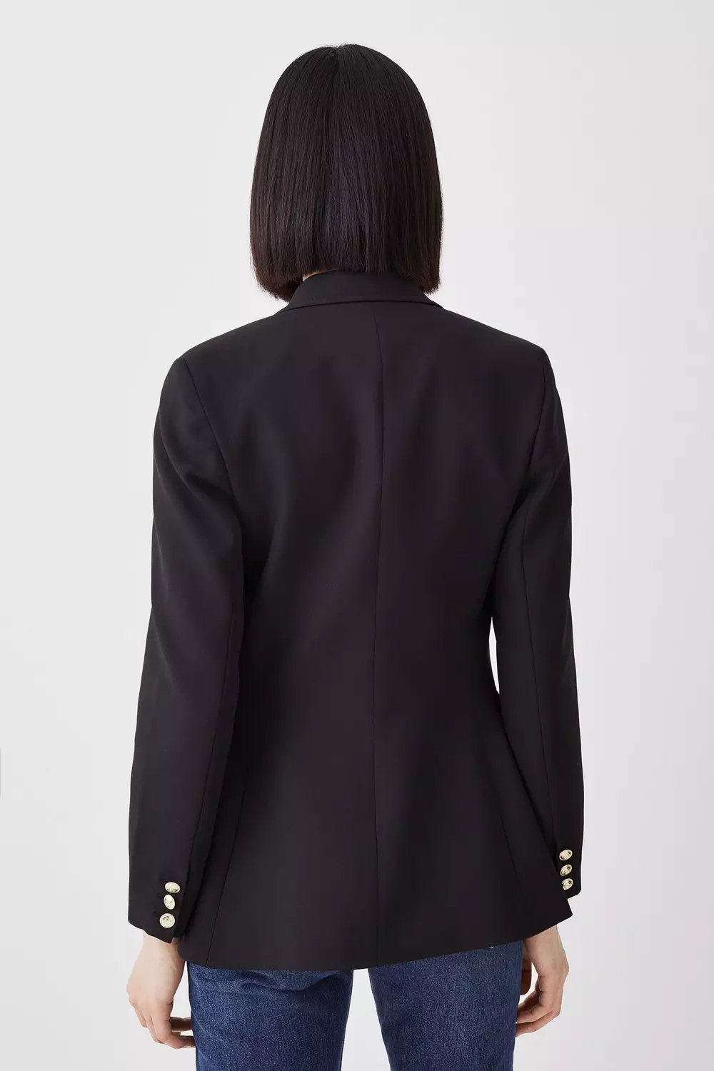 Karen millen black sales blazer