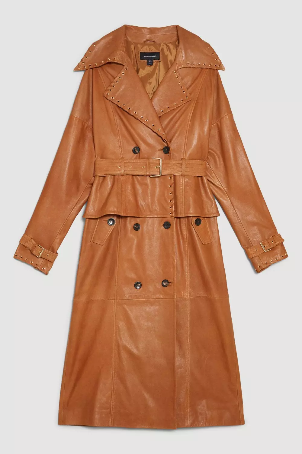 Leather Multi Way Belted Trench